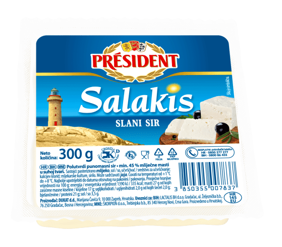 Président Salakis slani sir, 300 g