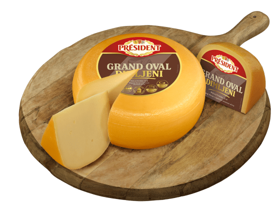 Président Grand Oval dimljeni sir, cijeli kolut, 2,5 kg