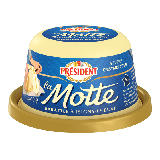 Président La Motte, maslac sa zrncima morske soli, 250 g