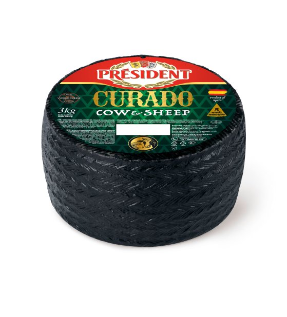 Président Curado, miješani sir, kolut,  3 kg
