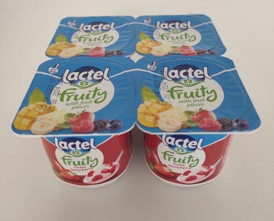 Lactel desert jagoda 4x125g, 3kg, EU