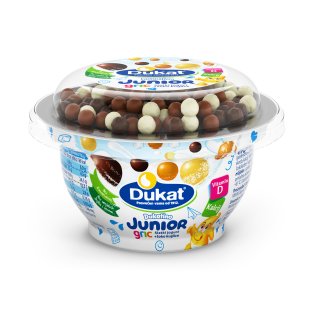 Dukat Junior Gric, jogurt s čokoladnim kuglicama, 122 g