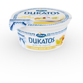 Dukatos grčki tip jogurta, okus limun kolač med, 150 g