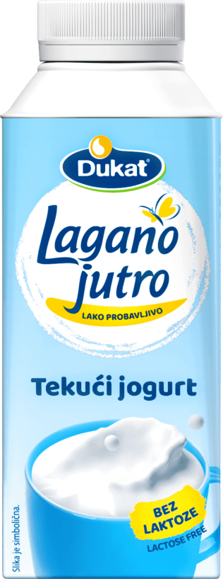 Dukat Lagano jutro jogurt bez laktoze, 330 g