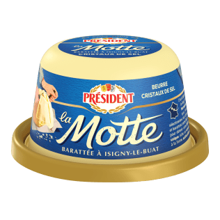 Président La Motte, maslac sa zrncima morske soli, 250 g