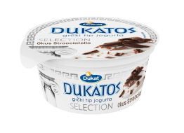 Dukatos Selection grčki tip jogurta, okus stracciatella, 150 g