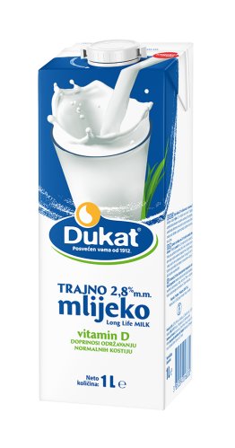 Dukat trajno mlijeko, 2,8 % m.m., 1 l
