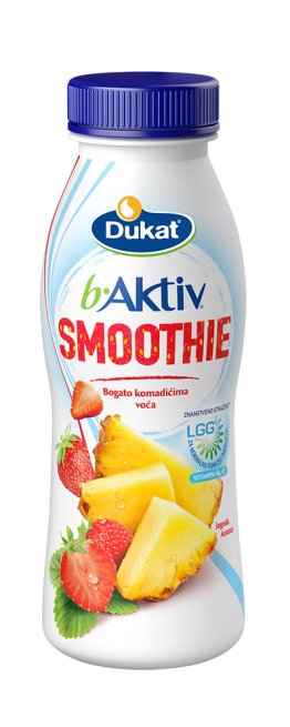 b.Aktiv™ LGG® jogurt Smoothie jagoda, ananas, 330 g