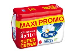 Dukat trajno mlijeko, 2,8% m.m., 8x1 l