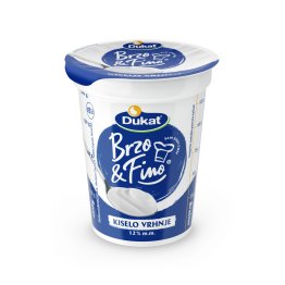 Brzo & Fino kiselo vrhnje, 12 % m.m., 200 g