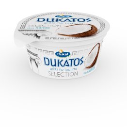 Dukatos Selection grčki tip jogurta, okus kokos, 150 g